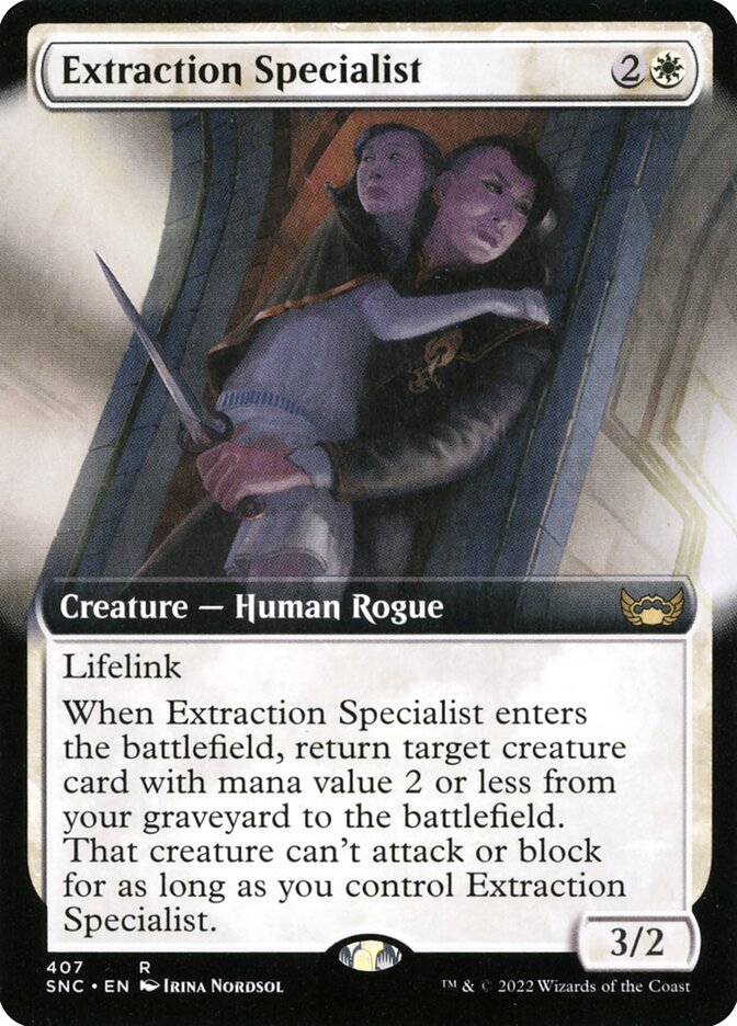 Extraction Specialist | Extended Art | SNC (Foil) - Card Scan