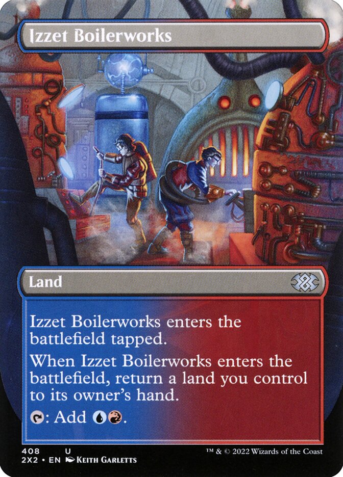 Card Scan of Izzet Boilerworks | 2X2 (Showcase)