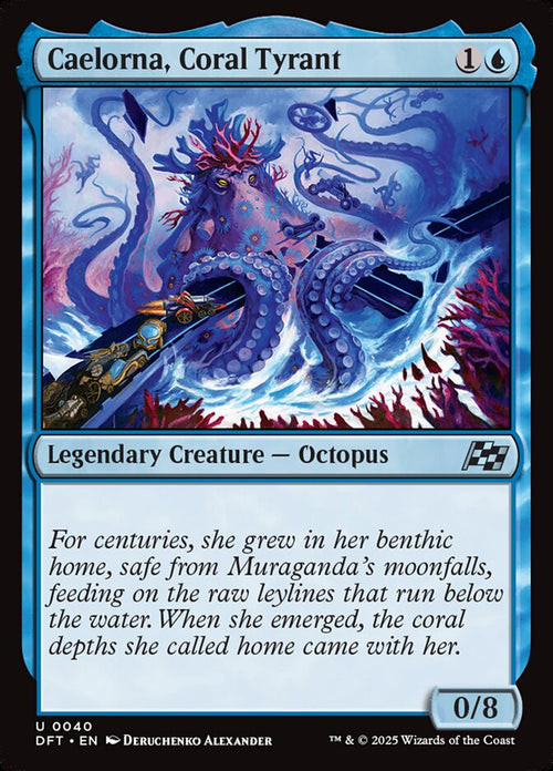 Card Scan of Caelorna, Coral Tyrant | DFT