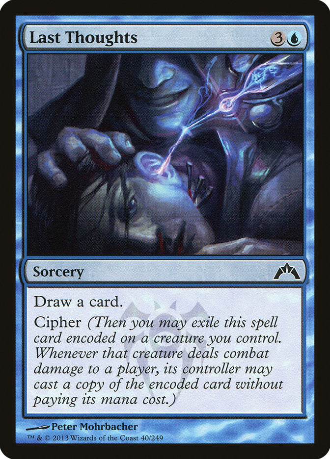 Card Scan of Last Thoughts | GTC