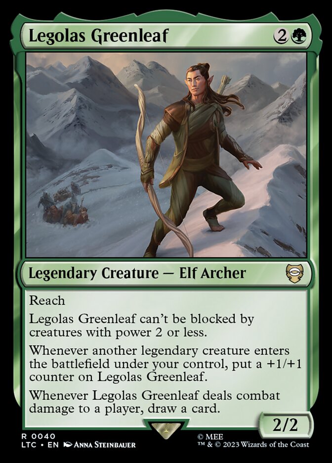 Card Scan of Legolas Greenleaf | LTC