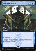 Cut Your Losses | Extended Art | SNC (Foil) - Card Scan