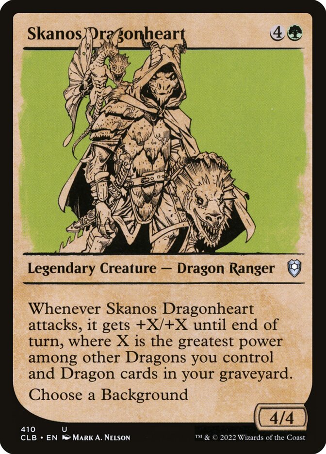Card Scan of Skanos Dragonheart | CLB (Showcase)