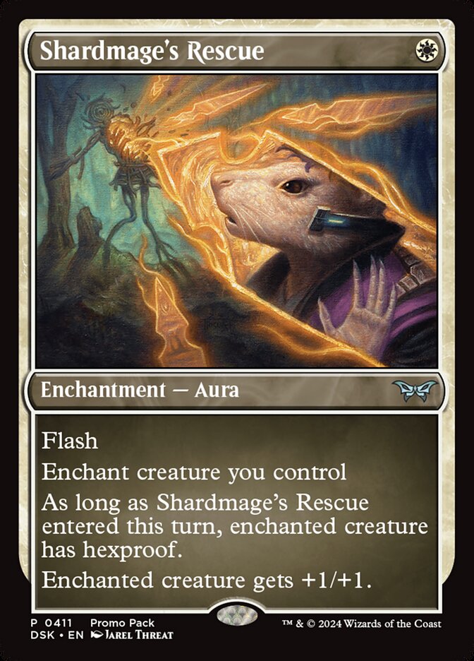 Card Scan of Shardmage's Rescue | DSK (Promo)