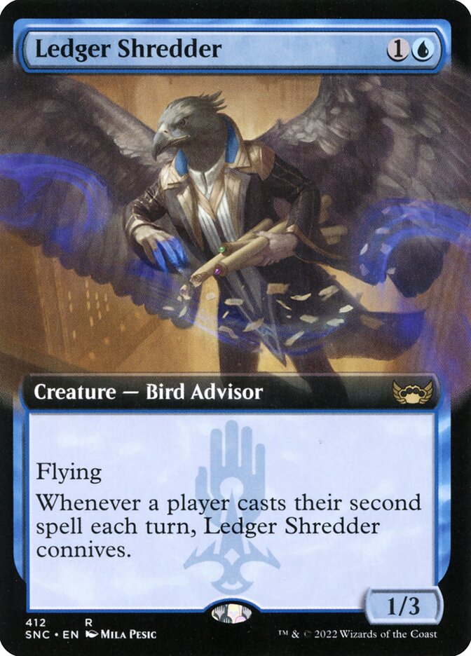 Ledger Shredder | Extended Art | SNC - Card Scan
