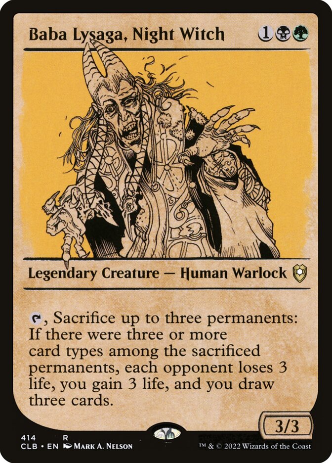 Baba Lysaga, Night Witch | CLB (Showcase)