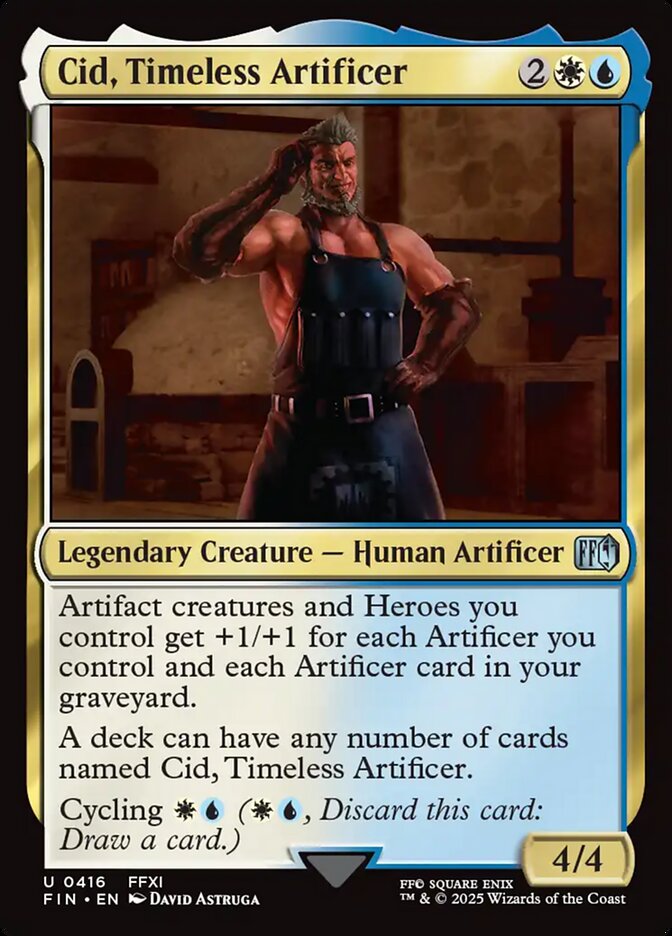 Cid, Timeless Artificer | FIN (FFXI)