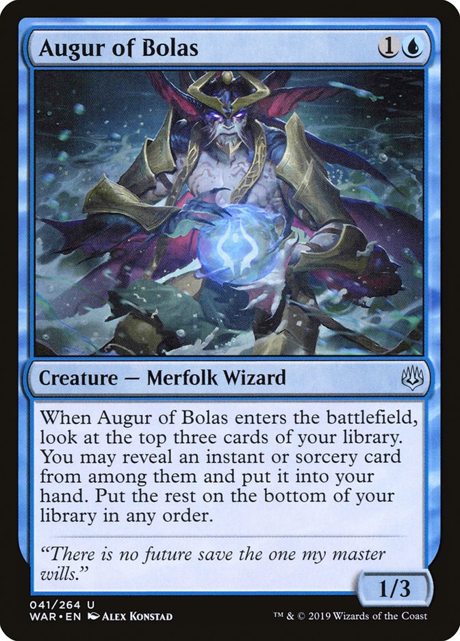 Card Scan of Augur of Bolas | WAR