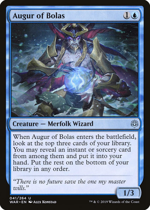 Card Scan of Augur of Bolas | WAR