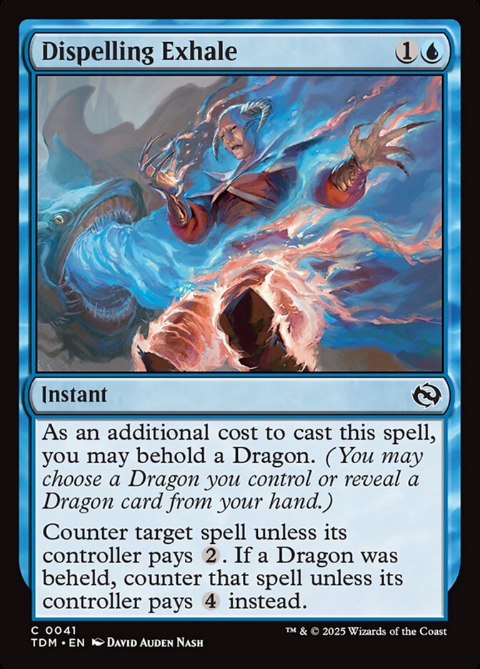 Card Scan of Dispelling Exhale | TDM