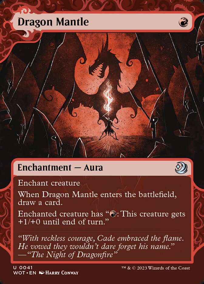 Card Scan of Dragon Mantle | WOT (Enchanting Tales)