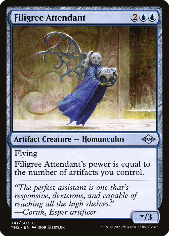 Card Scan of Filigree Attendant | MH2