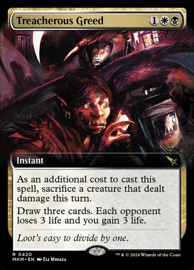 Treacherous Greed | MKM (Extended Art)