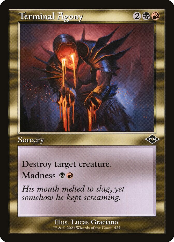 Card Scan of Terminal Agony | MH2 (Old-Frame Retro)