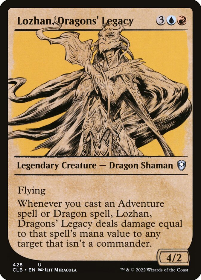 Card Scan of Lozhan, Dragons' Legacy | CLB (Showcase)