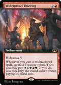 Widespread Thieving | Extended Art | SNC (Foil) - Card Scan