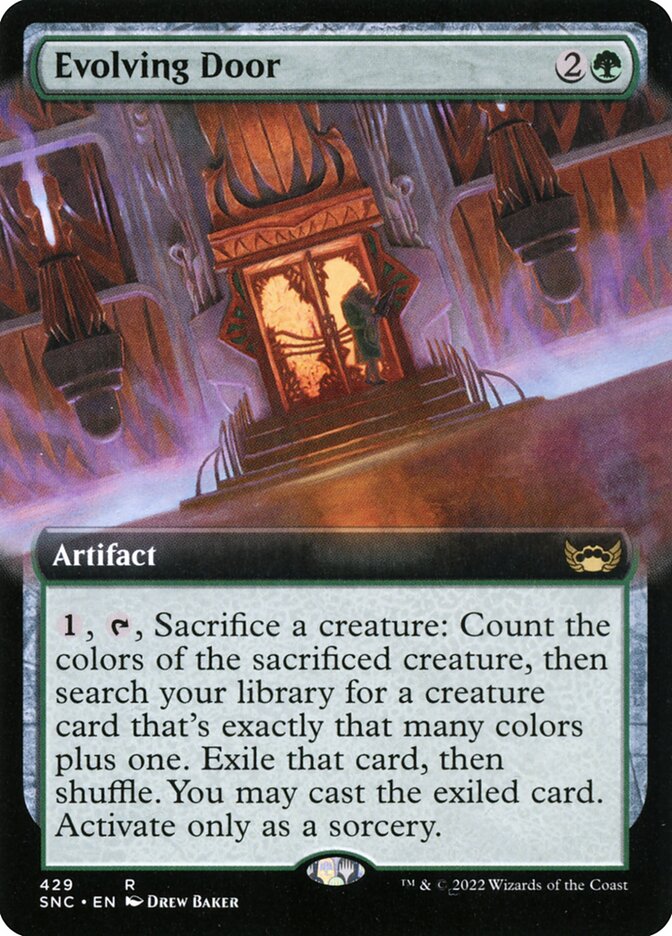 Card Scan of Evolving Door | SNC (Extended Art)