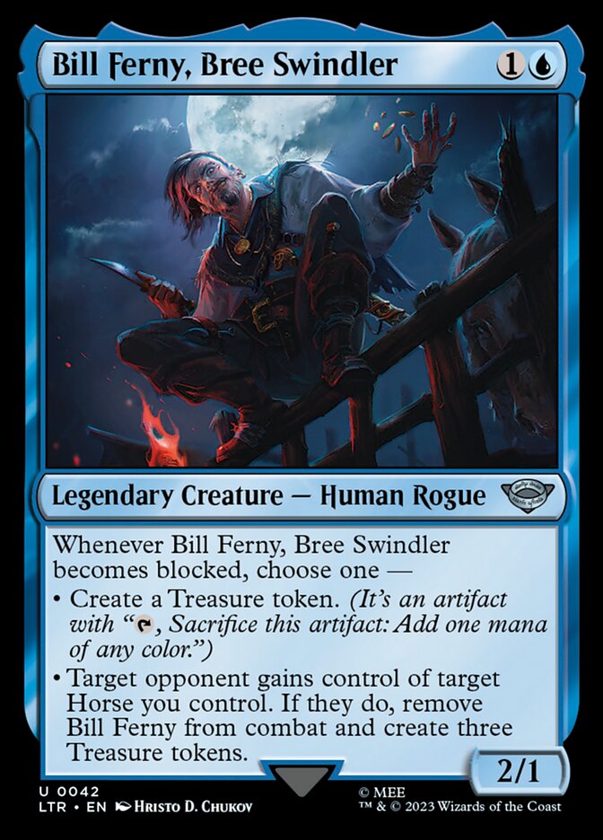 Card Scan of Bill Ferny, Bree Swindler | LTR