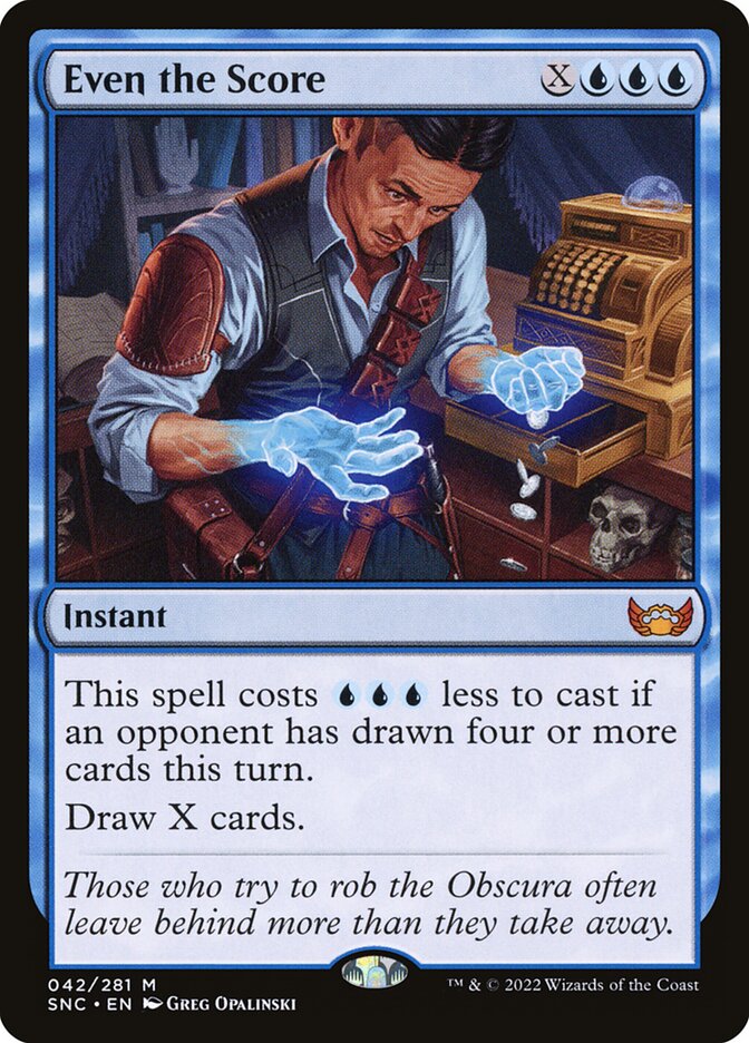Even the Score | SNC (Foil) - Card Scan