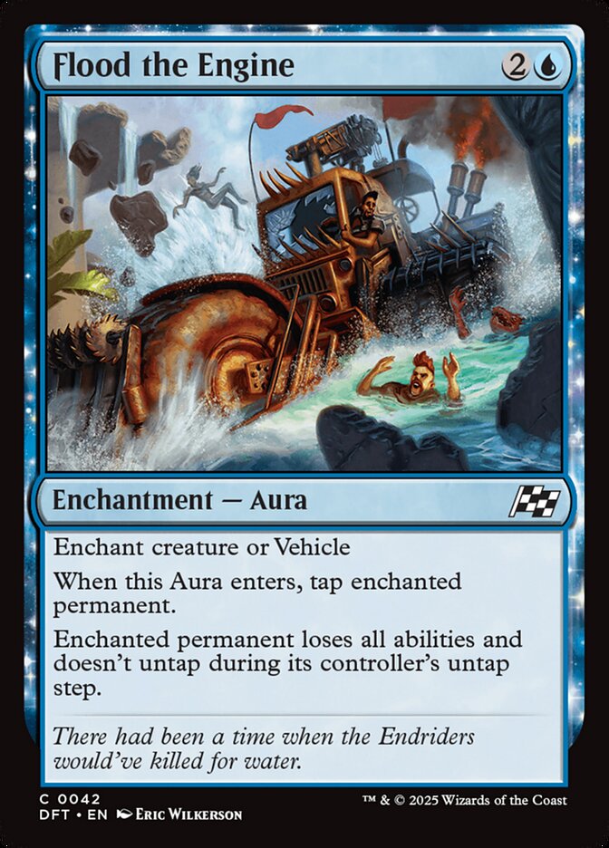 Card Scan of Flood the Engine | DFT