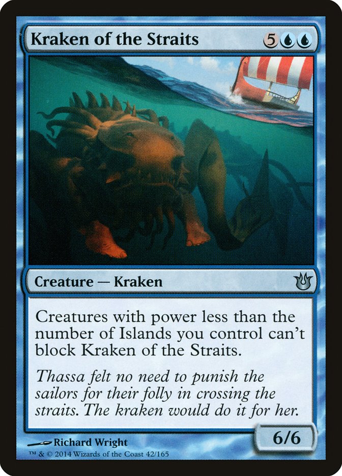 Card Scan of Kraken of the Straits | BNG