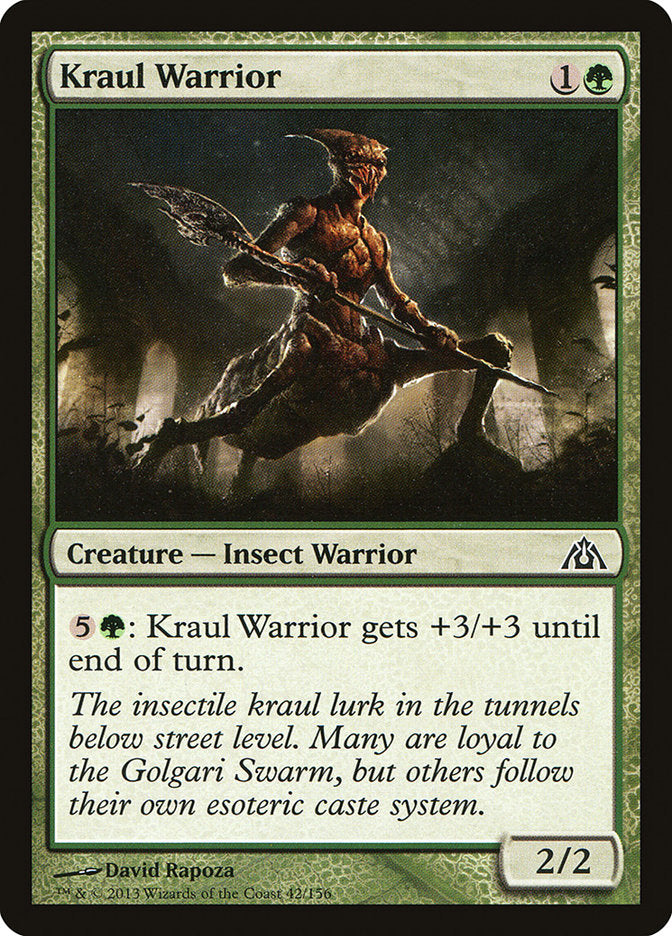 Card Scan of Kraul Warrior | DGM