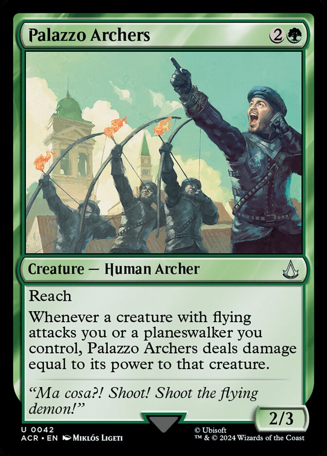 Card Scan of Palazzo Archers | ACR