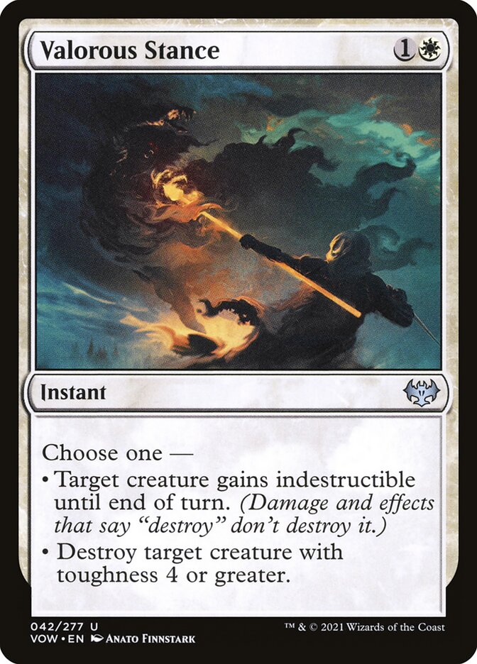 Card Scan of Valorous Stance | VOW