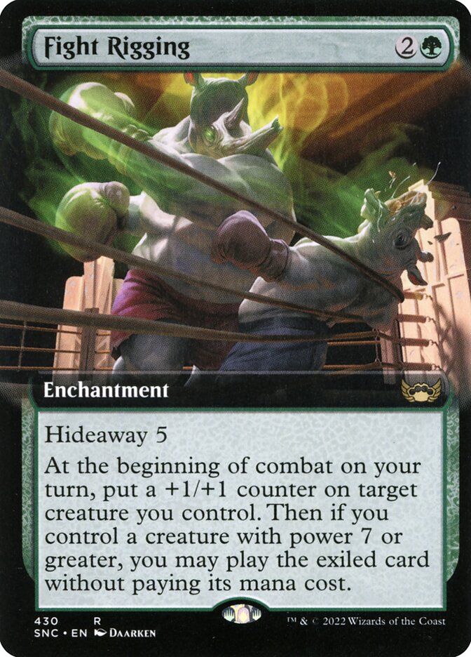 Fight Rigging | Extended Art | SNC (Foil) - Card Scan