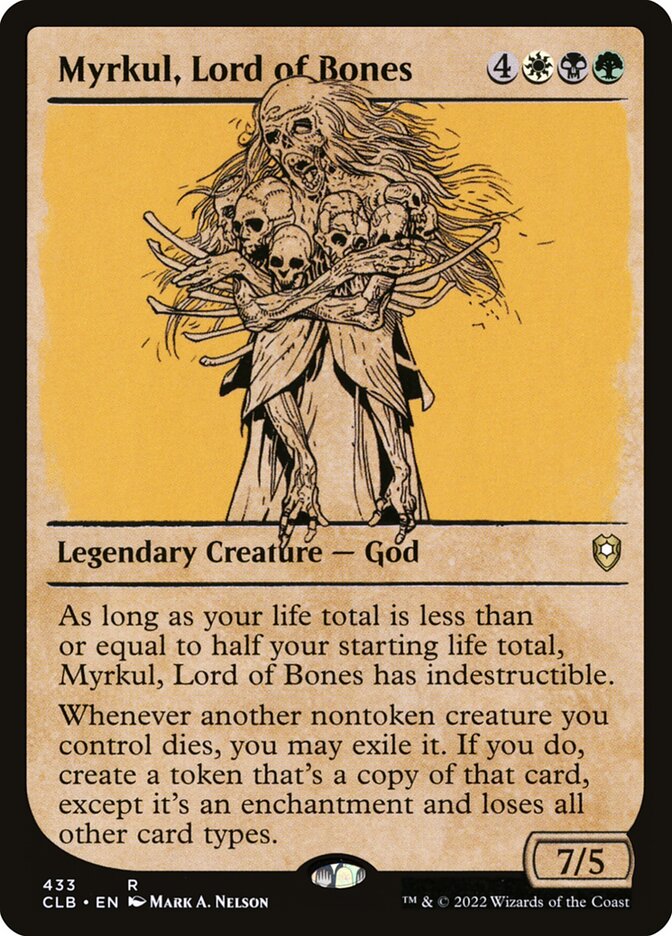 Card Scan of Myrkul, Lord of Bones | CLB (Showcase)
