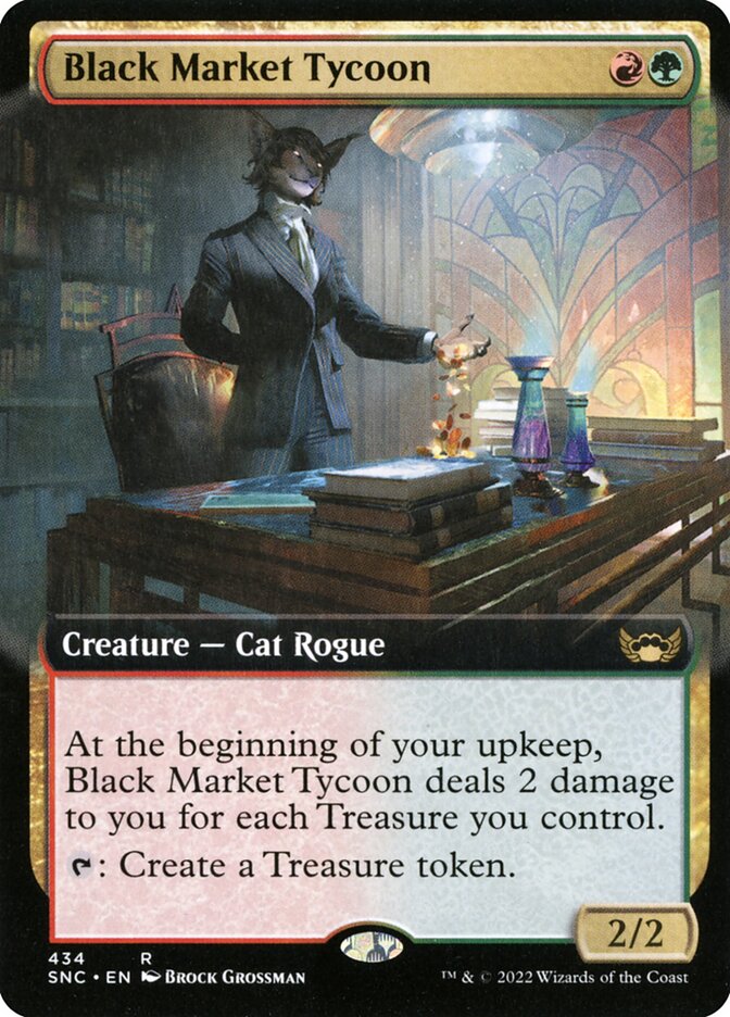 Card Scan of Black Market Tycoon | SNC (Extended Art)