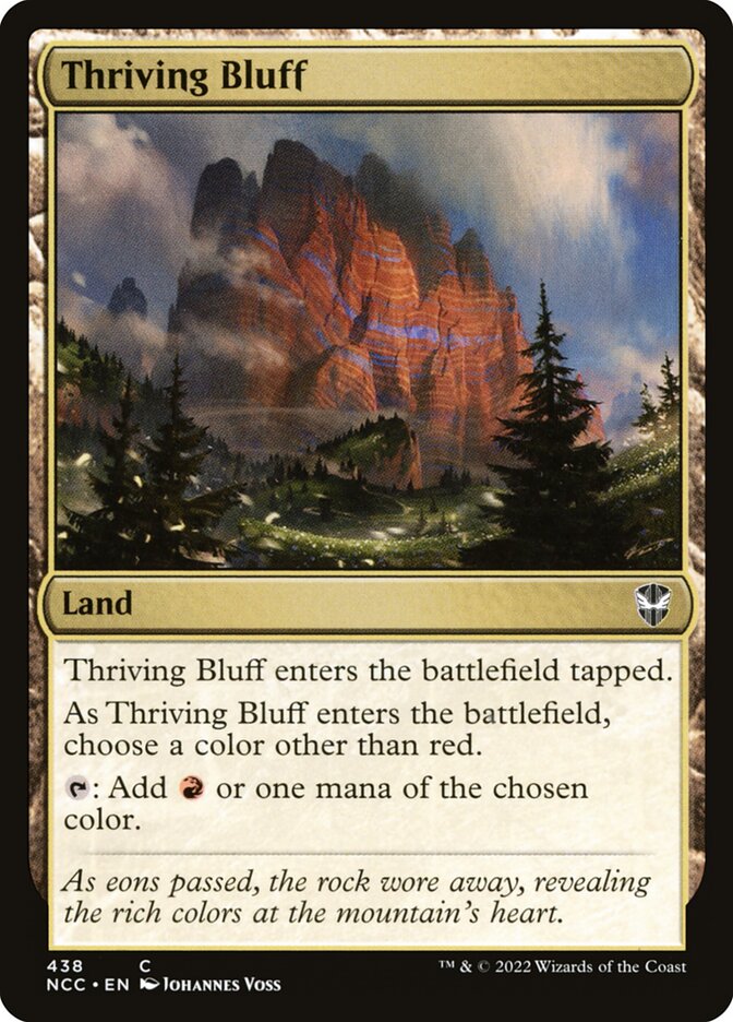 Thriving Bluff Card Scan