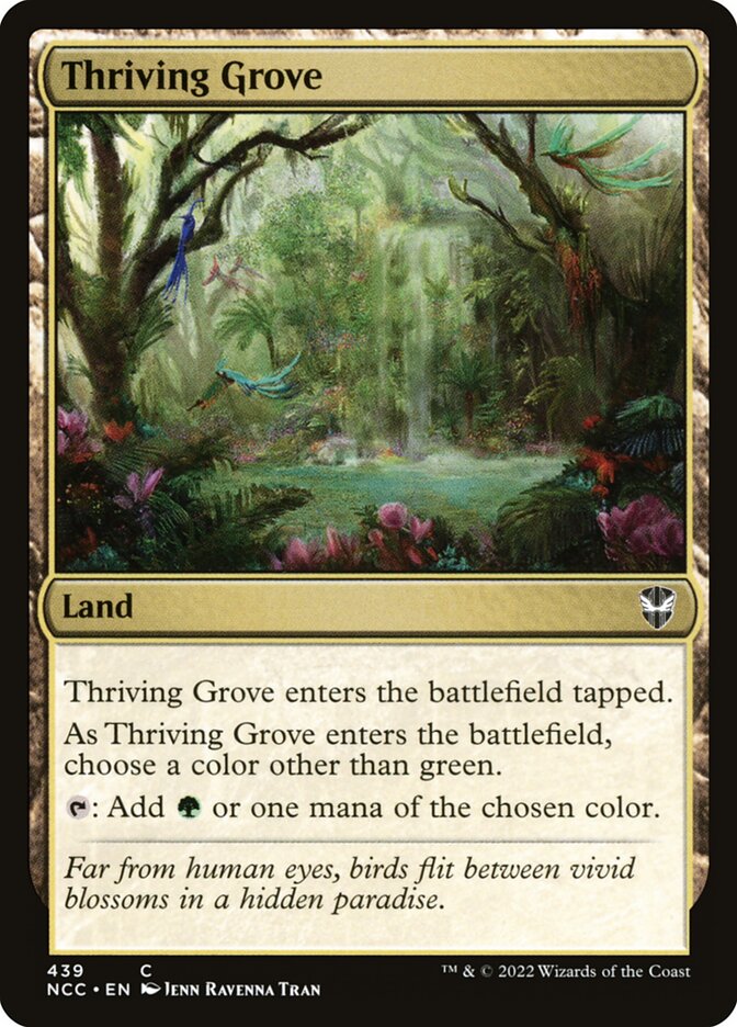 Thriving Grove Card Scan