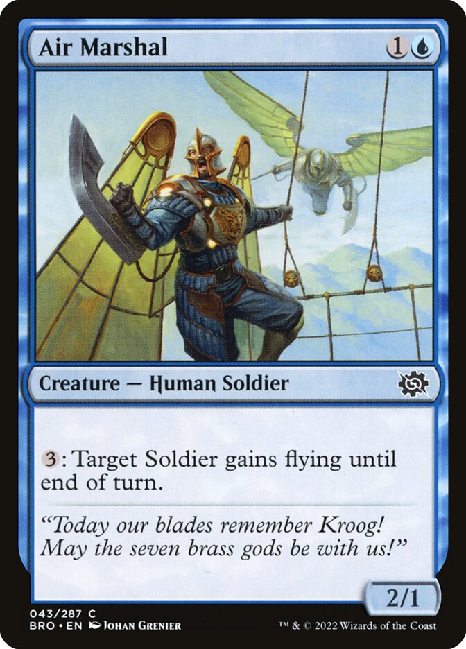 Card Scan of Air Marshal | BRO