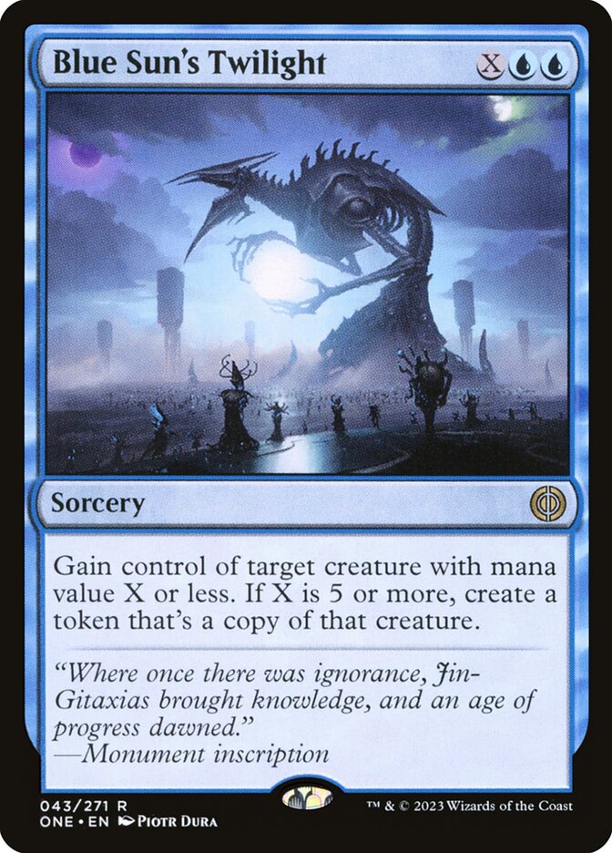 Card Scan of Blue Sun's Twilight | ONE
