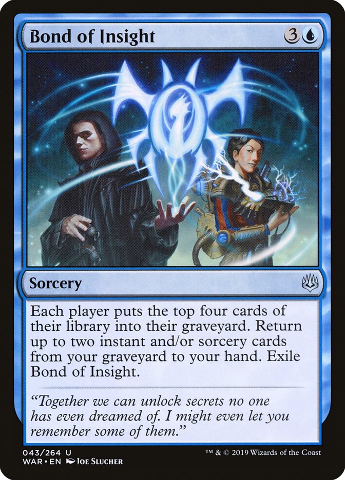 Card Scan of Bond of Insight | WAR