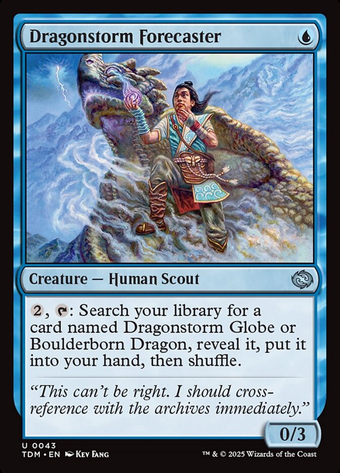 Card Scan of Dragonstorm Forecaster | TDM