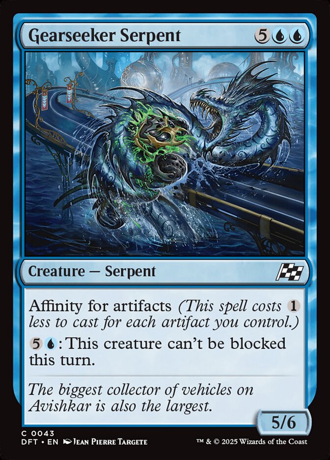 Card Scan of Gearseeker Serpent | DFT