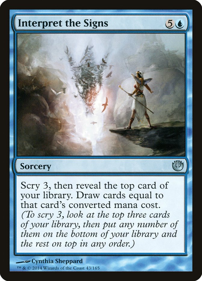 Card Scan of Interpret the Signs | JOU
