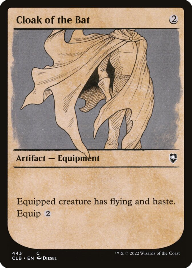 Card Scan of Cloak of the Bat | CLB (Showcase)