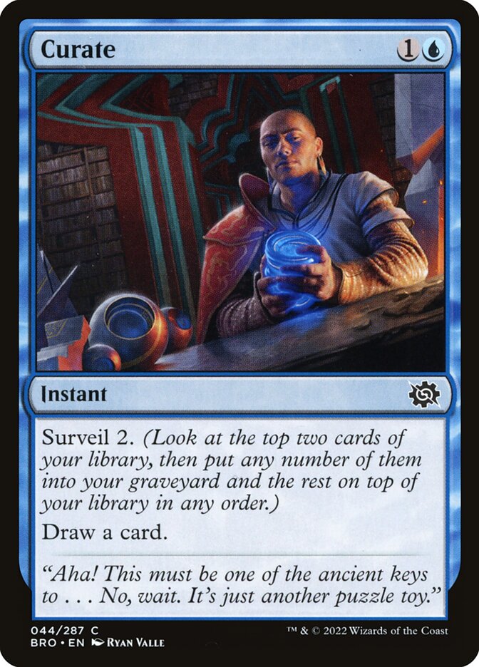 Card Scan of Curate | BRO