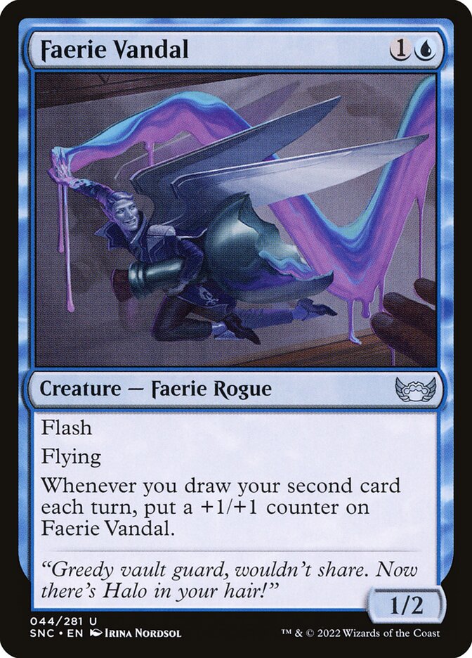 Faerie Vandal | SNC (Foil) - Card Scan