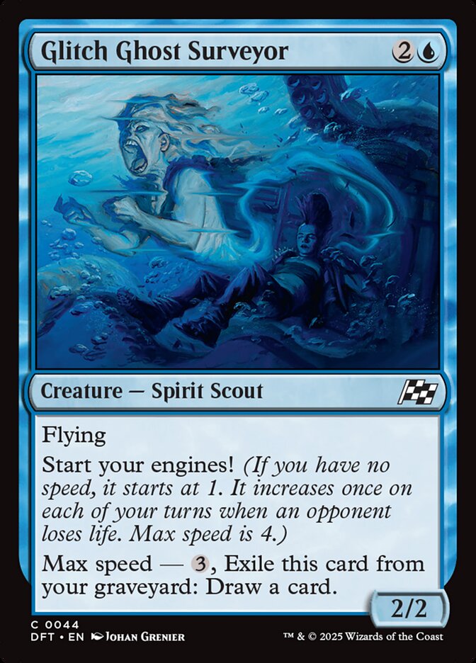 Card Scan of Glitch Ghost Surveyor | DFT