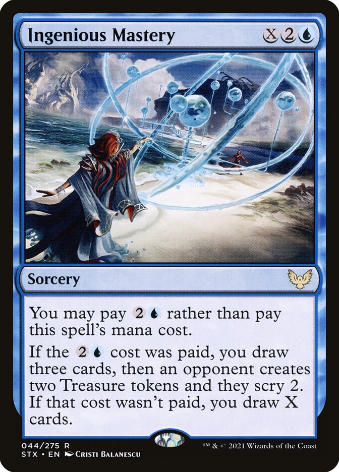 Card Scan of Ingenious Mastery | STX
