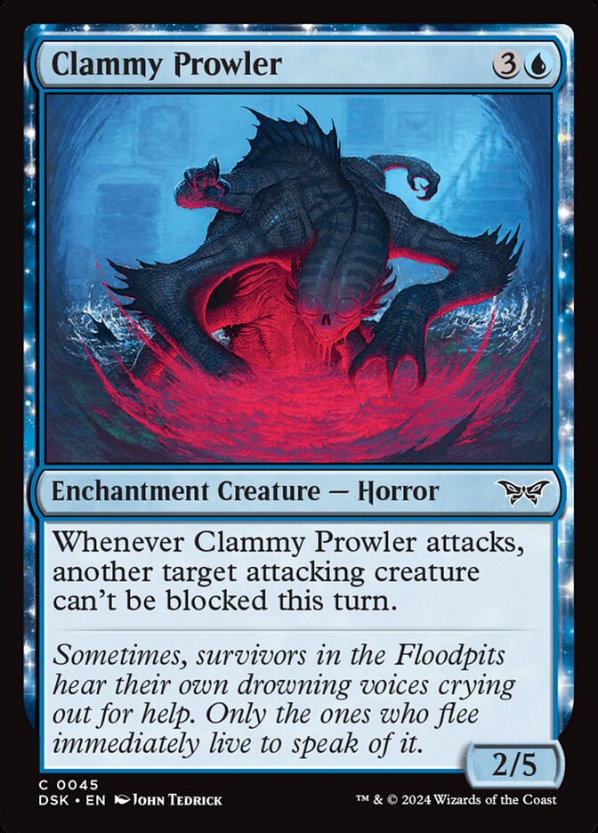 Card Scan of Clammy Prowler | DSK