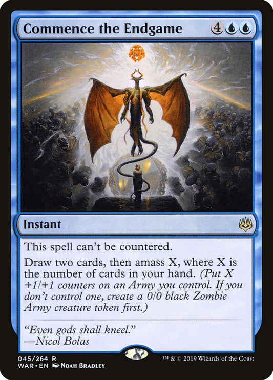Card Scan of Commence the Endgame | WAR
