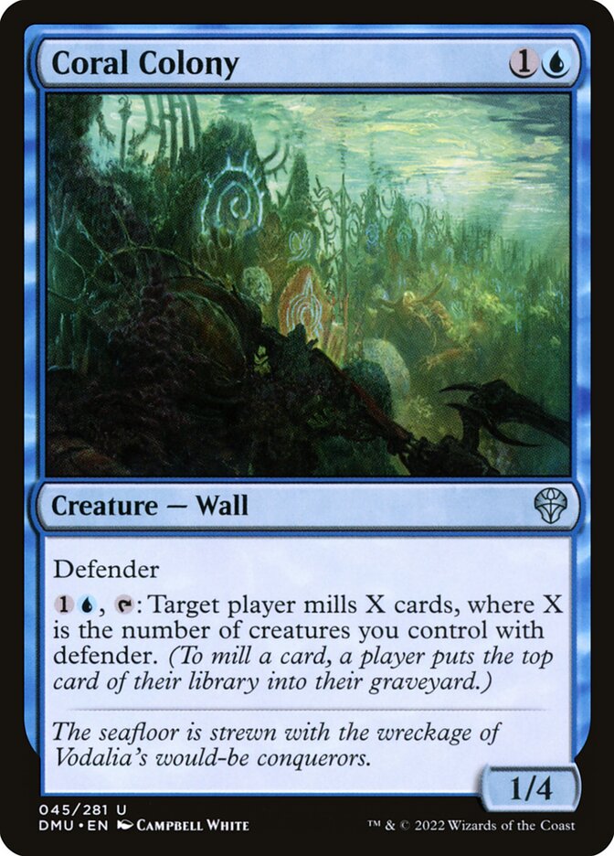 Card Scan of Coral Colony | DMU