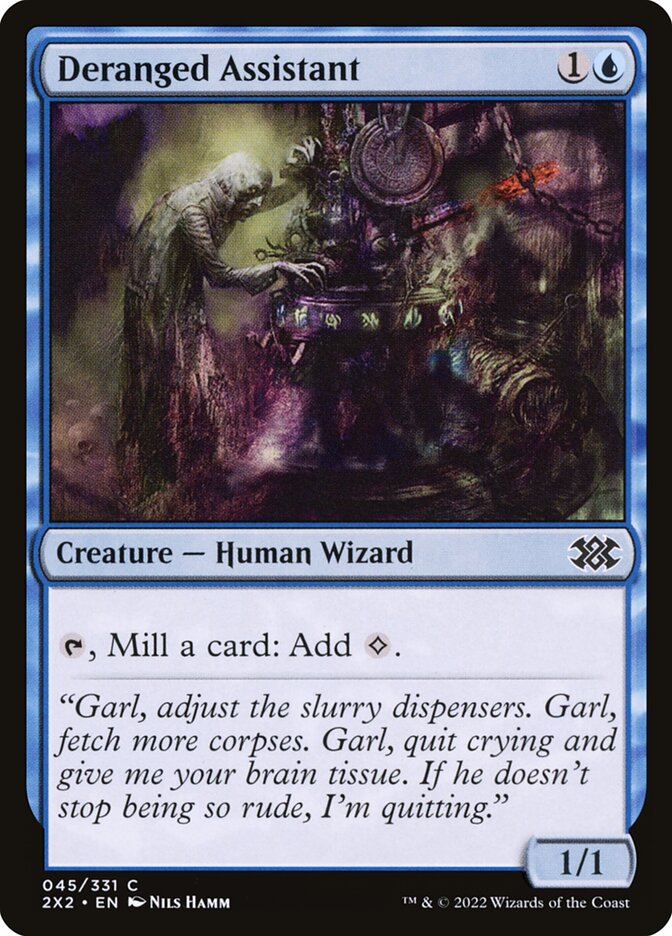 Card Scan of Deranged Assistant | 2X2