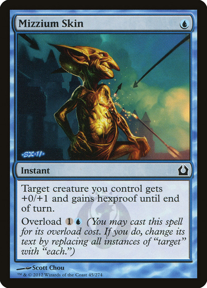 Card Scan of Mizzium Skin | RTR