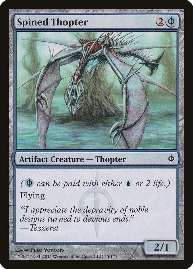 Card Scan of Spined Thopter | NPH